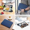 iPad Pro 12.9 2020/2021/2022 Dux Ducis Domo Tri-Fold Smart Folio Cover - Blå