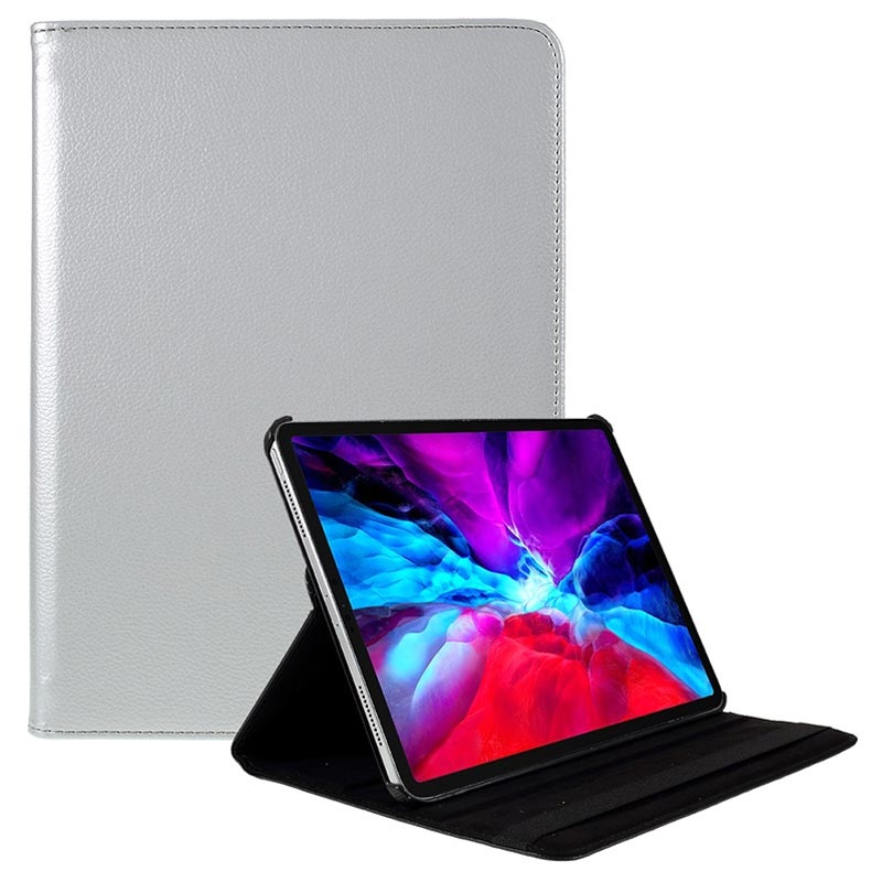 iPad Pro 12.9 (2021) 360 Roterende Folio Cover Sølv