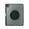 iPad Pro 13 2024/2025 TU3609P Baggrundsbelyst magnetisk tastaturetui med 360 graders roterende stativ - sort