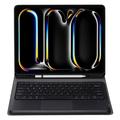 iPad Pro 13 2024/2025 Cover med Bluetooth Tastatur - Mørkeblå