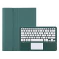 iPad Pro 13 2024/2025 Cover med Bluetooth Tastatur - Mørkegrøn