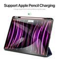 iPad Pro 13 2024/2025 Dux Ducis Domo Tri-Fold Smart Folio Cover - Blå