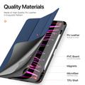 iPad Pro 13 2024/2025 Dux Ducis Domo Tri-Fold Smart Folio Cover - Blå