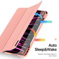 iPad Pro 13 2024/2025 Dux Ducis Domo Tri-Fold Smart Folio Cover - Pink