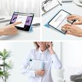 iPad Pro 13 2024/2025 Dux Ducis Toby Tri-Fold Smart Folio Cover - Babyblå