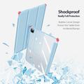 iPad Pro 13 2024/2025 Dux Ducis Toby Tri-Fold Smart Folio Cover - Babyblå