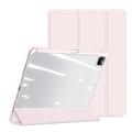iPad Pro 13 (2024) Dux Ducis Toby Tri-Fold Smart Folio Cover - Lysepink