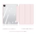 iPad Pro 13 (2024) Dux Ducis Toby Tri-Fold Smart Folio Cover - Lysepink