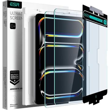 iPad Pro 13 2024/2025 ESR Armorite skærmbeskytter i hærdet glas - 9H, 0.3mm - 2 stk.