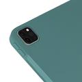 iPad Pro 13 2024/2025 Liquid Silikone Cover med Strop - Mørkegrøn