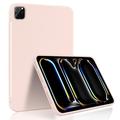 iPad Pro 13 2024/2025 Liquid Silikone Cover med Strop - Pink