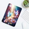 iPad Pro 13 2024/2025 Stilfuld Ultra-Slim TPU Cover - Sommerfugleblomster