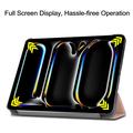 iPad Pro 13 2024/2025 Tri-Fold Series Smart Folio Cover - Rødguld