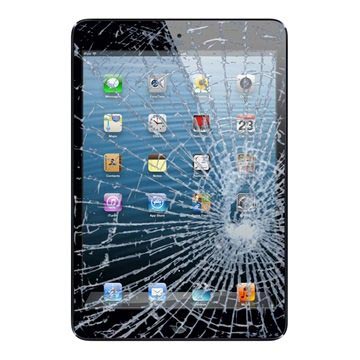 iPad Mini 3 Display Glas & Touch Screen Reparation - Sort