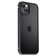 iPhone 15 iPaky Hybrid Cover - Karbonfiber