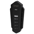 iPega P5036 PS5 USB-hub - 5xUSB-A, 1xUSB-C - Sort