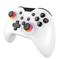 iPega PG-9111B lydløs trådløs gaming-controller med RGB - Android/iOS/PS4/PC/Switch - Hvid