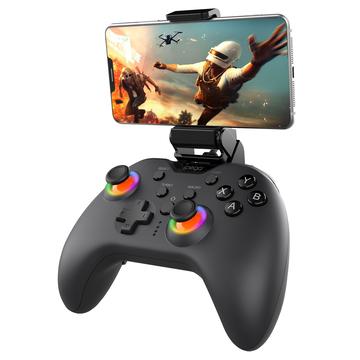 iPega PG-9111C lydløs trådløs gaming-controller med RGB - Android/iOS/PS4/PC/Switch - Sort
