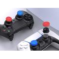iPega PG-P5029 Silikone tommelfingerhætter til PS5/PS4 - 4 stk. - Rød/blå