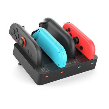 iPega PG-SW2081 8-i-1 opladningsstation til Nintendo Switch 1/2 Joy-Con-controllere