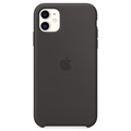 iPhone 11 Apple Silikone Cover MWVU2ZM/A - Sort