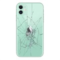 iPhone 11 Bagcover Reparation - kun glasset - Grøn
