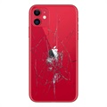 iPhone 11 Bagcover Reparation - kun glasset - Rød