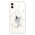 iPhone 11 Bagcover Reparation - kun glasset - Hvid