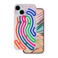 iPhone 11 DIY slangesilikone cover med farvede snore