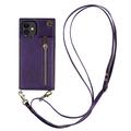Mobilpung / Taske Cover med Snor til iPhone 11 - Lilla