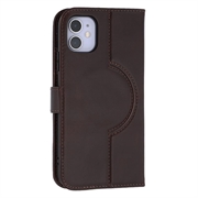 iPhone 11 MyTPhone CardMate læder pung cover - mørkebrun