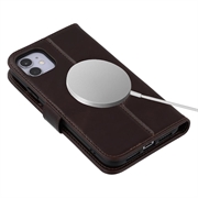 iPhone 11 MyTPhone CardMate læder pung cover - mørkebrun