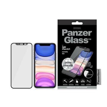 iPhone 11/XR PanzerGlass Case Friendly Swarovski CamSlider Skærmbeskyttelse Hærdet Glas - Sort Kant