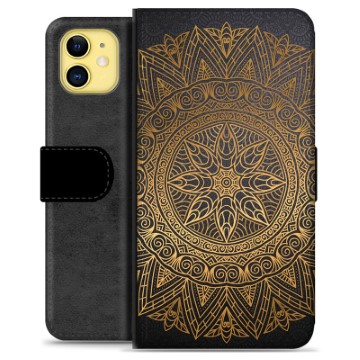 iPhone 11 Premium Flip Cover med Pung - Mandala