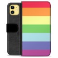 iPhone 11 Premium Flip Cover med Pung - Pride