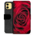 iPhone 11 Premium Flip Cover med Pung - Rose