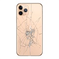 iPhone 11 Pro Bagcover Reparation - kun glasset - Guld