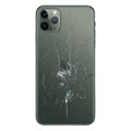 iPhone 11 Pro Max Bagcover Reparation - kun glasset - Grøn