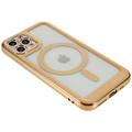 iPhone 11 Pro Max farvet silikone cover - MagSafe-kompatibel - Guld