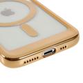 iPhone 11 Pro Max farvet silikone cover - MagSafe-kompatibel - Guld