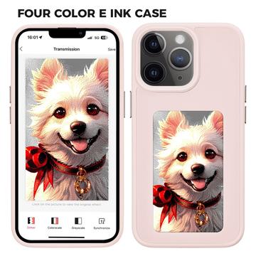 iPhone 11 Pro Max InkZone DIY E-Ink NFC-etui - Pink