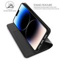iPhone 11 Pro Max Slim Flip Cover med Kortholder - Sort