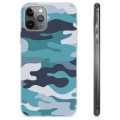 iPhone 11 Pro Max TPU Cover - Blå Camouflage