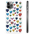 iPhone 11 Pro Max TPU Cover - Hjerter