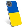 iPhone 11 Pro Max TPU Cover Ukrainsk Flag - Gul og lyseblå