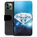 iPhone 11 Pro Premium Flip Cover med Pung - Diamant