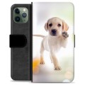 iPhone 11 Pro Premium Flip Cover med Pung - Hund