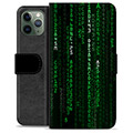 iPhone 11 Pro Premium Flip Cover med Pung - Krypteret