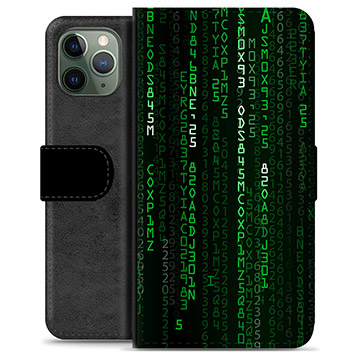 iPhone 11 Pro Premium Flip Cover med Pung - Krypteret