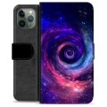 iPhone 11 Pro Premium Flip Cover med Pung - Galakse